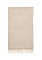 Oatmeal British Wool Throw