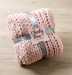 Chunky Cable Knit Throw