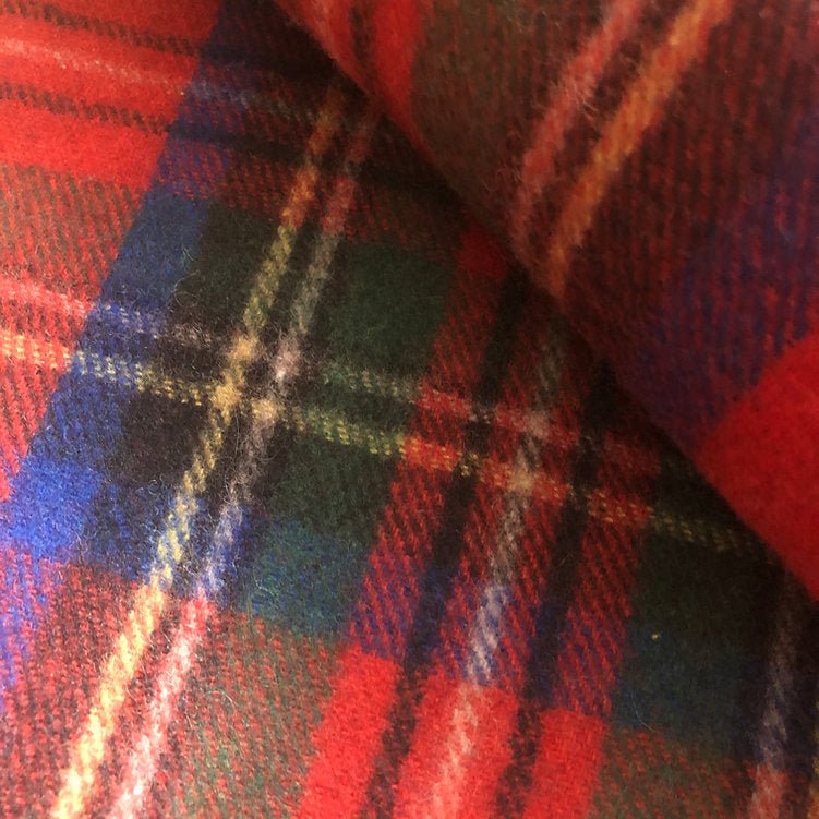 Royal Stewart Tartan Recycled Wool Blanket