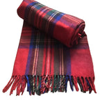 Royal Stewart Tartan Recycled Wool Blanket